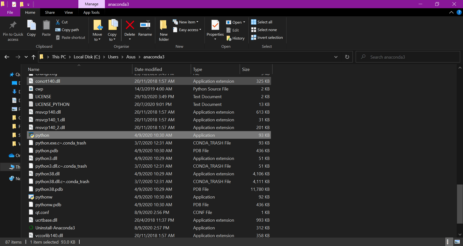 VS Code Python installation and Python Interpreter not