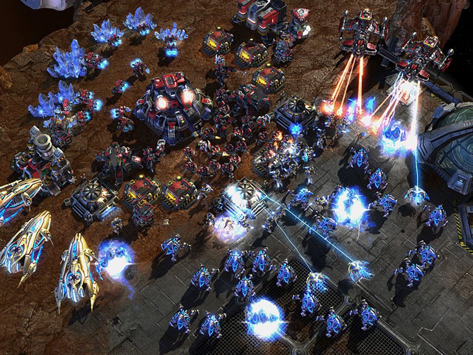 starcraft 2 Forming a "concave" with your army Arqade