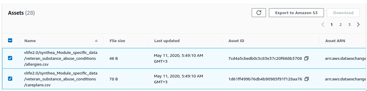 amazon web services How to download dataset from AWS Data Exchange