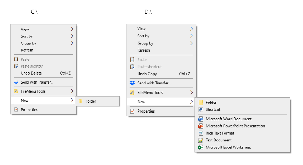 Creating A Context Menu With Sub Menu For Windows For A Specific File Images