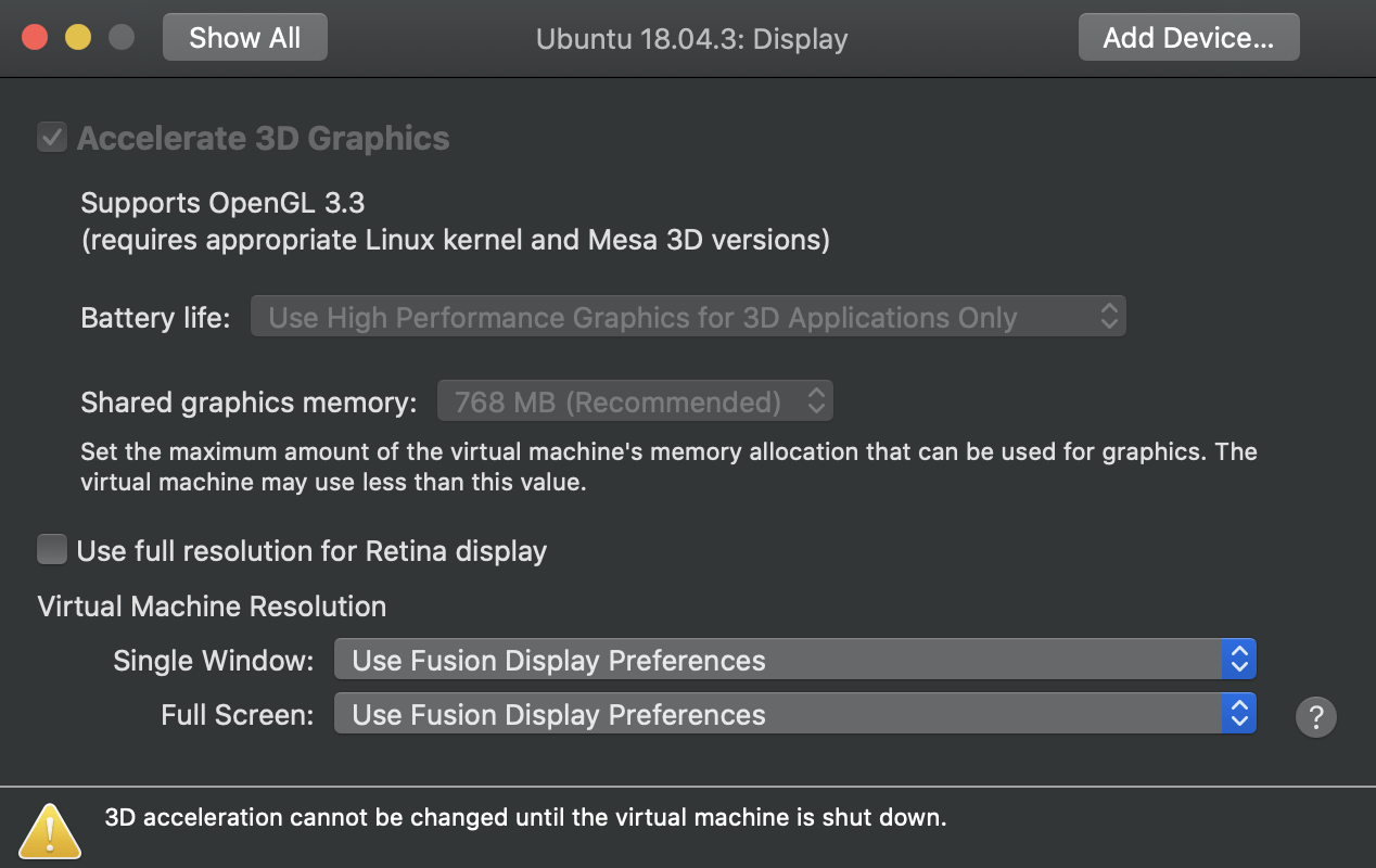 virtual machine - Ubuntu on VMWare Fusion keep showing black screen on
