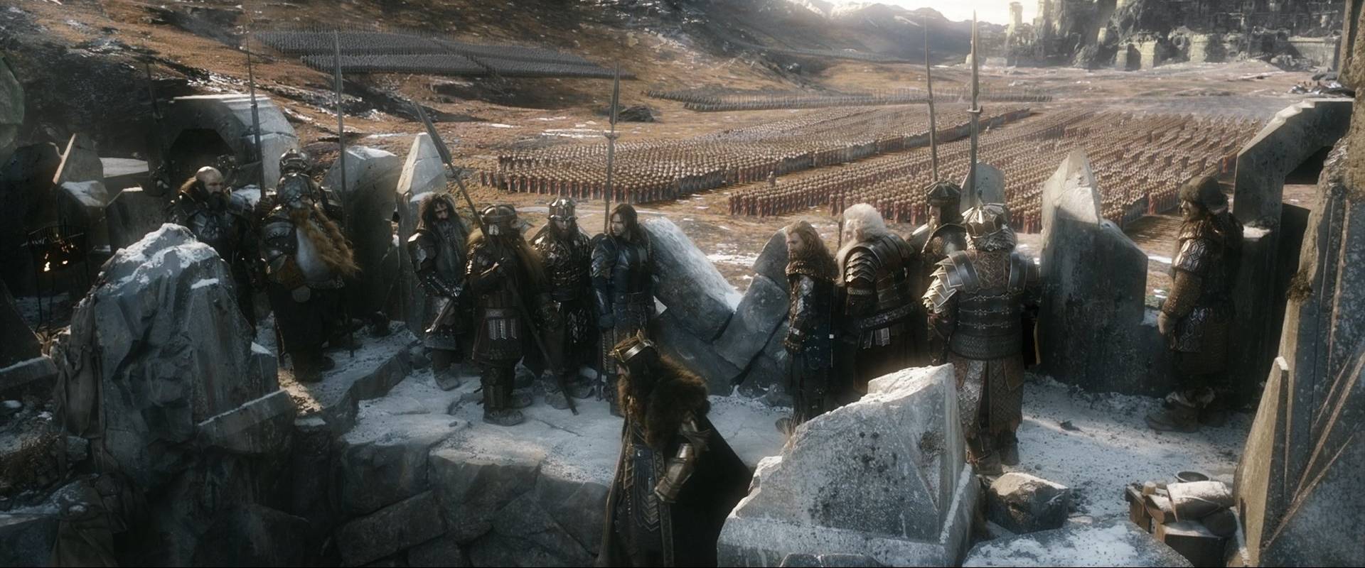 tolkien Why didn't the dwarves use their shiny armor for the final battle? Science Fiction