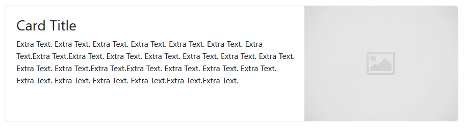 html Bootstrap CSS class for when card image moves due to resizing