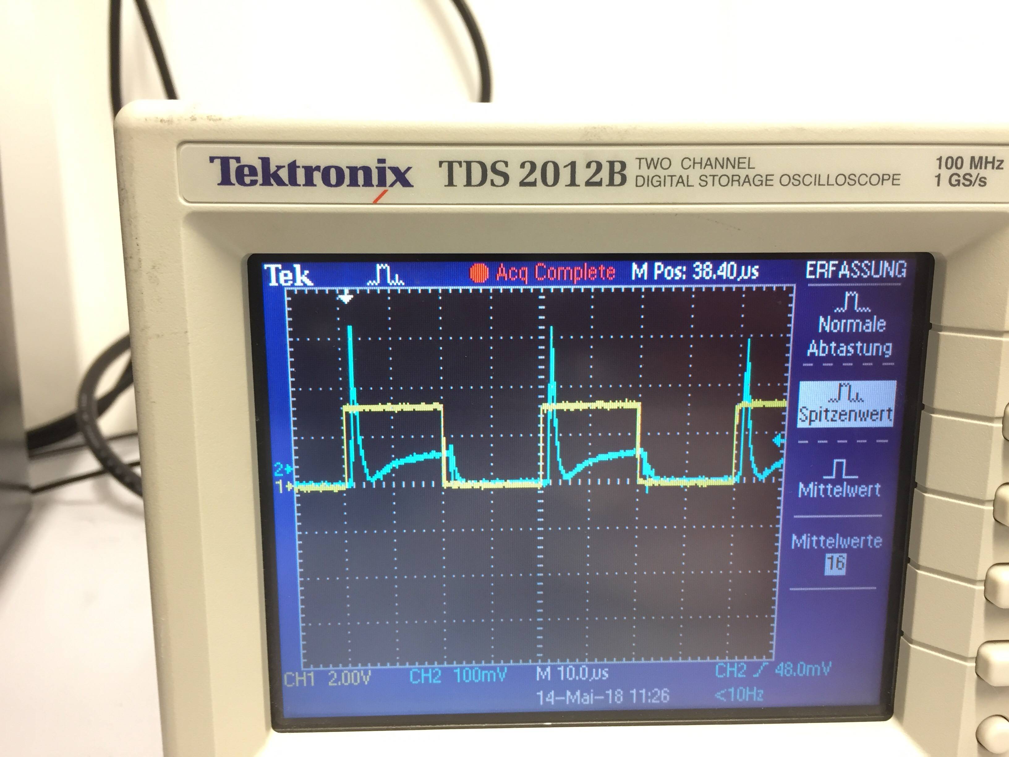 Electronic Hbridge low side current sensing Current signal with