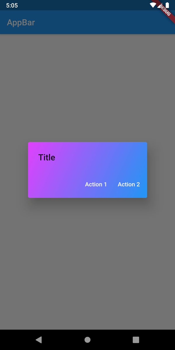 flutter How can we have Gradient Color background in alert dialog box