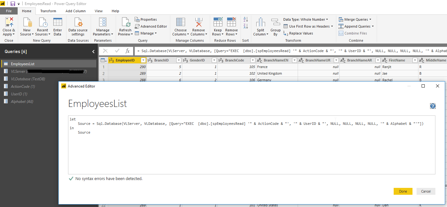 powerbi Power BI Report How to pass Dynamic Values to Parameters in