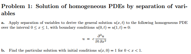 ordinary differential equations Need help on solving this PDE, stuck