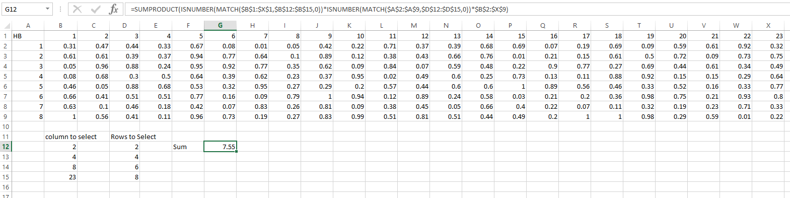 vba select columns that match designated number in excel Stack Overflow