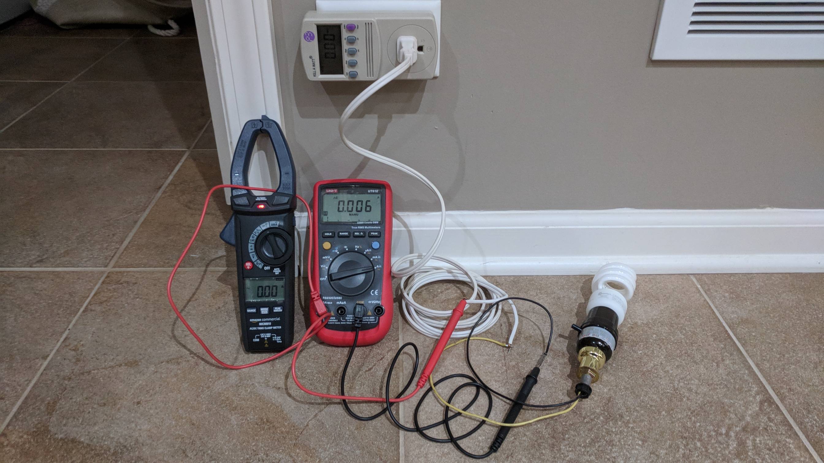 electrical - Clamp DC current measurements with AmazonCommercial 600A