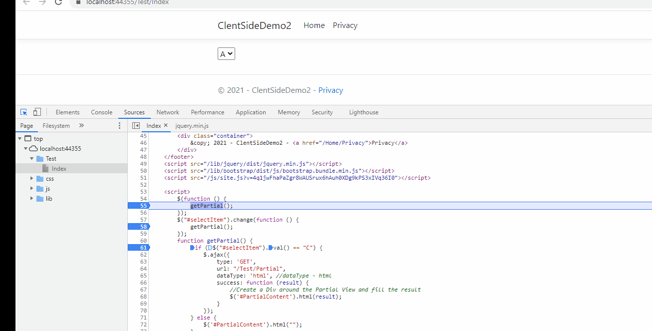 html How can get value of an item based on ID in cshtml? Stack Overflow