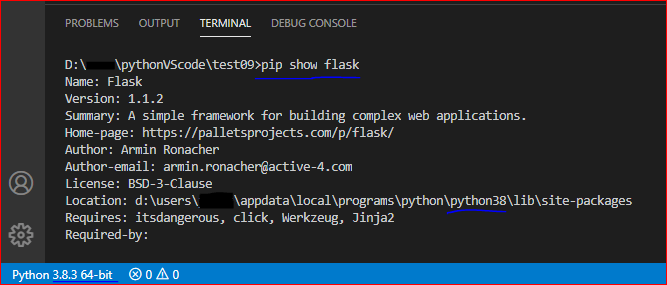 python Import "flask" could not be resolved from source Pylance (reportMissingModuleSource