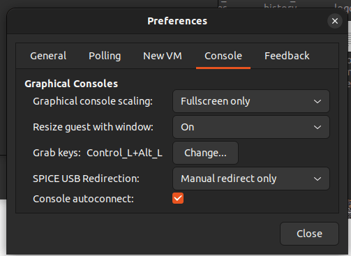 ubuntu - KVM guest never grabs SUPER key or ALT+TAB keyboard shortcut