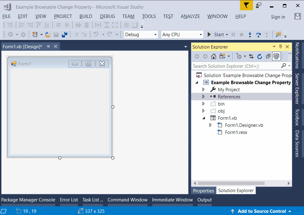 Is it possible to change the value of a property attribute at