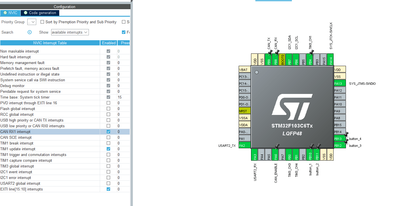 c STM32 wakeup from CAN bus Stack Overflow