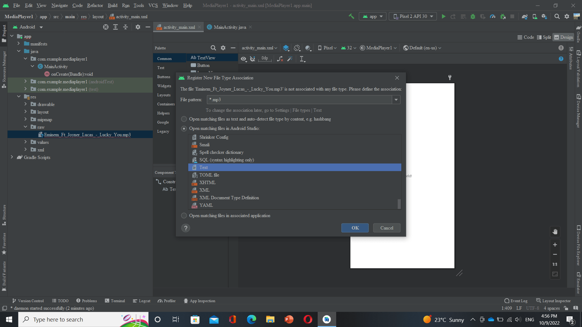 android What kind of file type to use for music file Stack Overflow