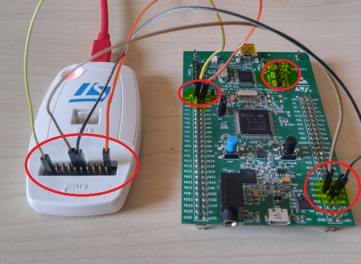 Problems connecting STLink V2 and STM32F4 discovery board Electrical Engineering Stack Exchange