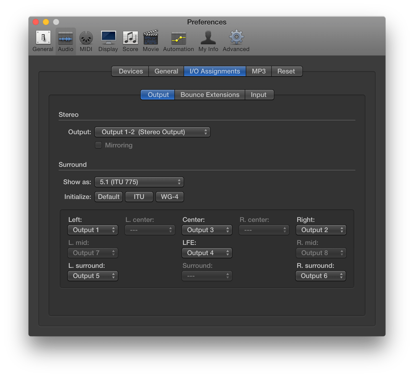 macos How to get optical 5.1 surround audio output Retina MacBook Pro