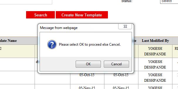 java How to handle alert having javascript embedded into a button