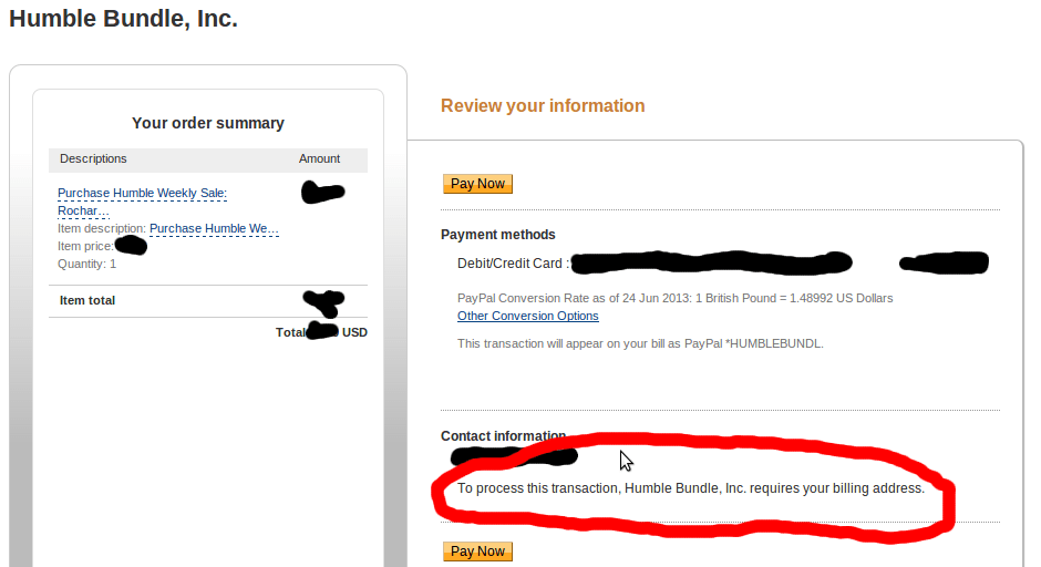 PayPal express checkout billing addresses in sandbox Stack Overflow