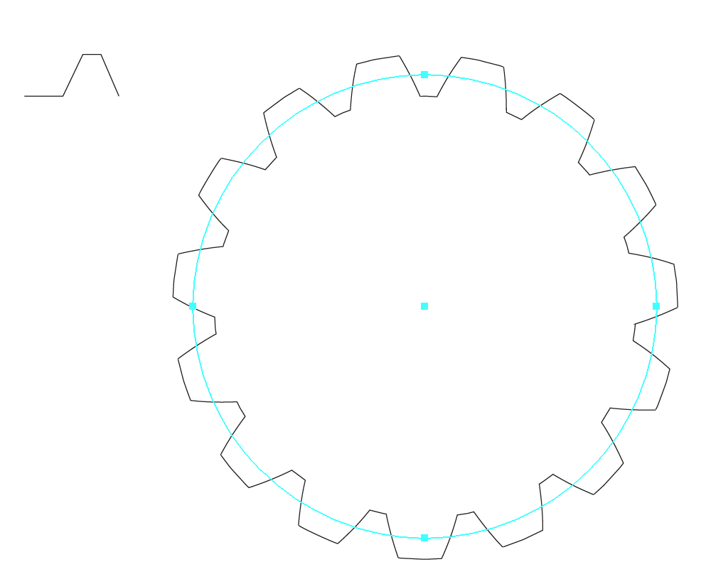 How can I create WORKING gears in Illustrator?