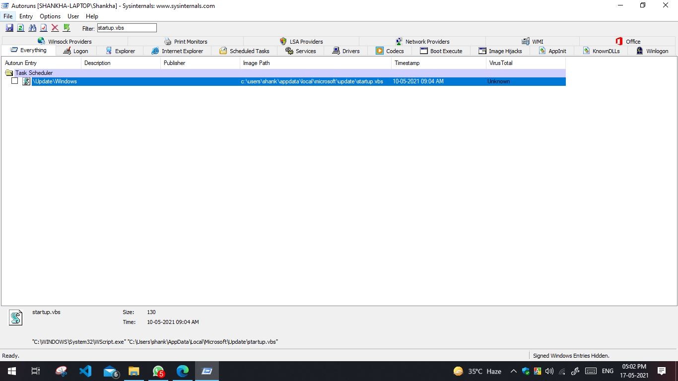 windows How to make the wscript.exe popup stop showing up? Super User