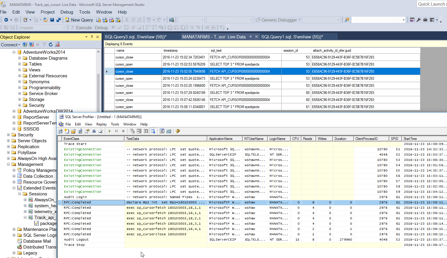 sql server Expensive Query not showing in extended events trace