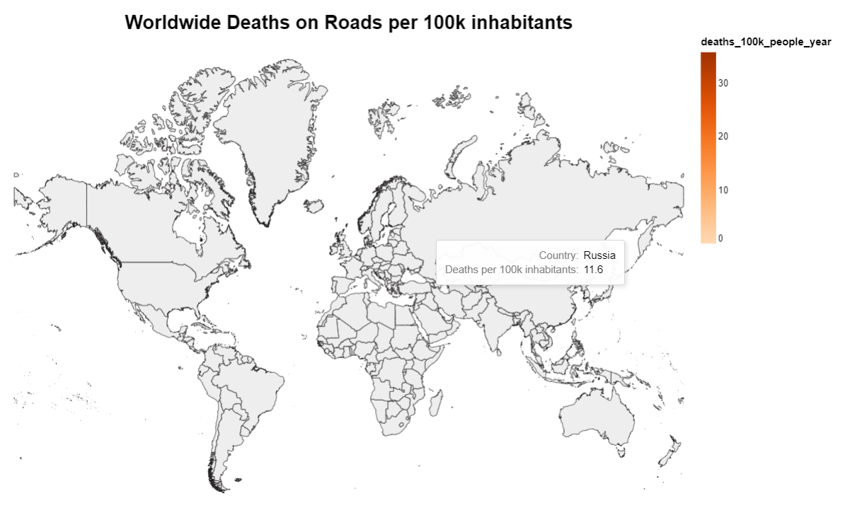 visualization How to get colours to appear on map in VegaLite