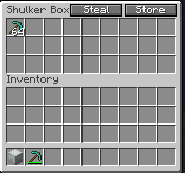 minecraft java edition How do you delete items in "invisible" slots