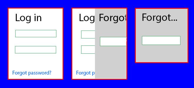 css Slide in another div, from right to left, and adjust