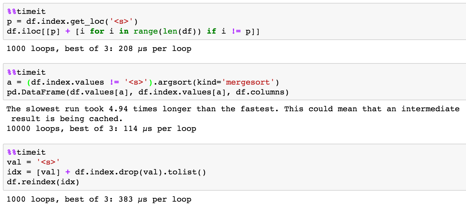 python How to move a row in pandas dataframe which have unordered