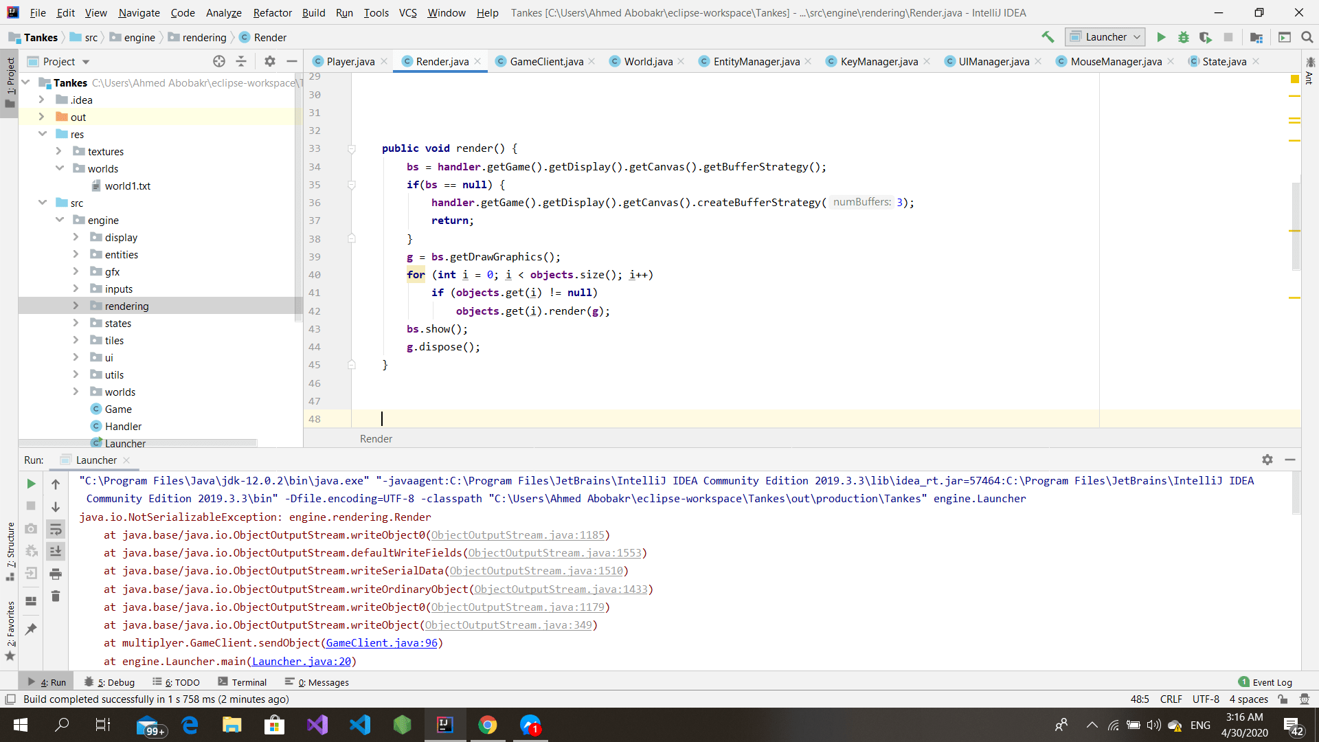 networking How to send an object does not implement Serializable