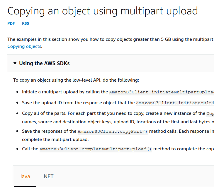 go How to perform AWS S3 Multipart Copy with golang Stack Overflow