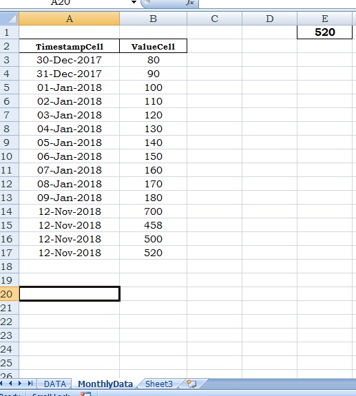 Excel VBA VBA script does not work on target sheet once