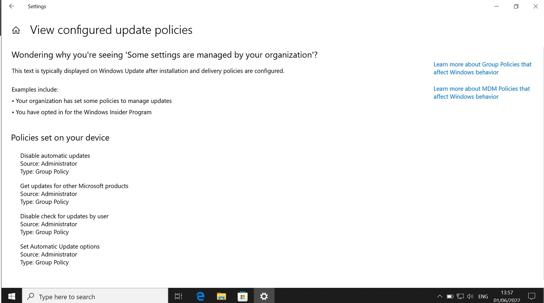 List Of New Group Policy Items In Windows 10 Version 1809 And Windows