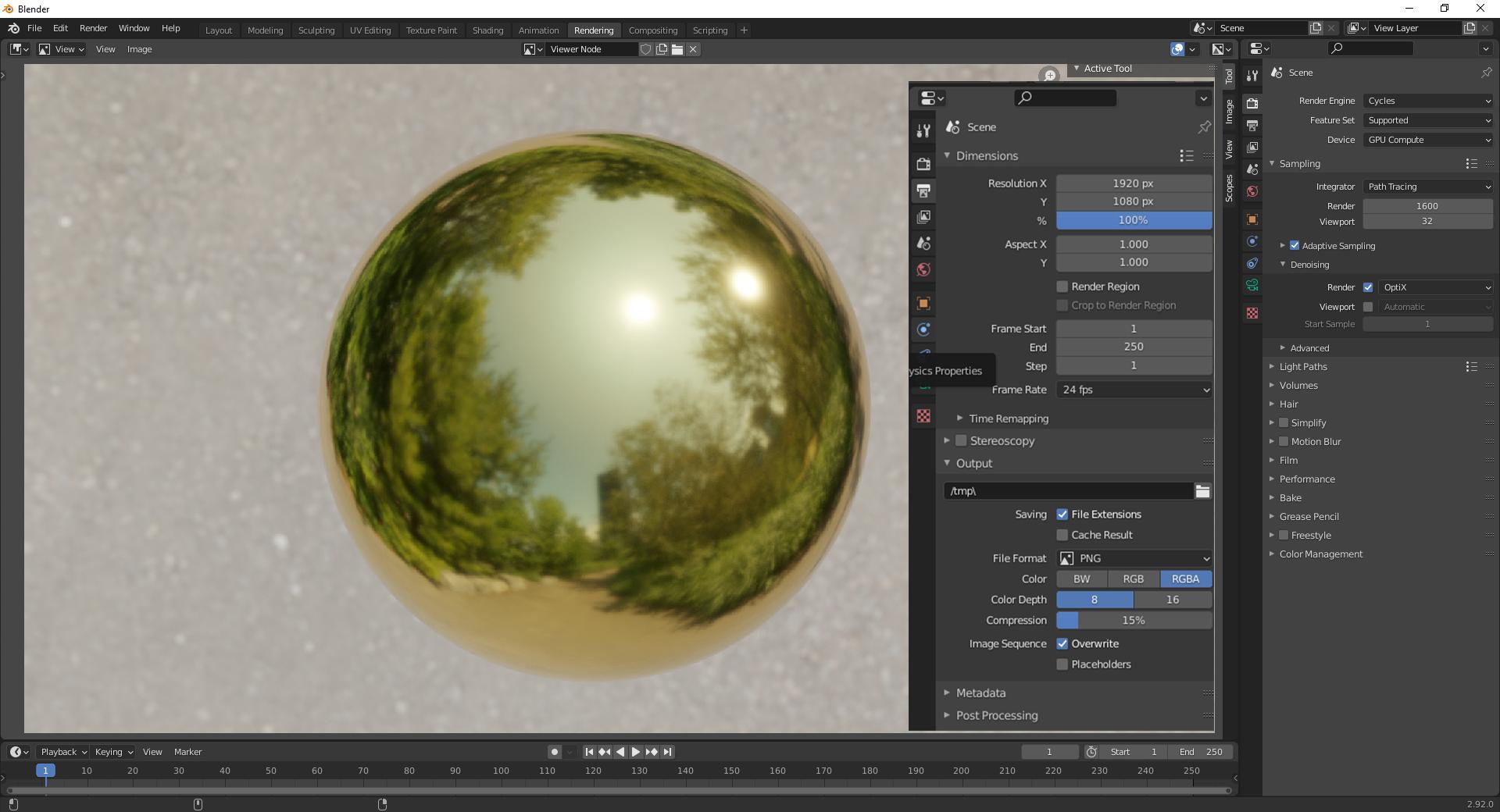 rendering Unable to render high definition image Blender Stack Exchange