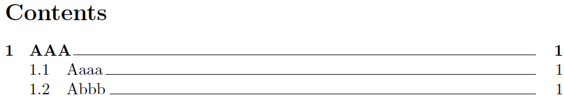 Formatting table of content, How to change dot to underscore character? TeX LaTeX Stack Exchange