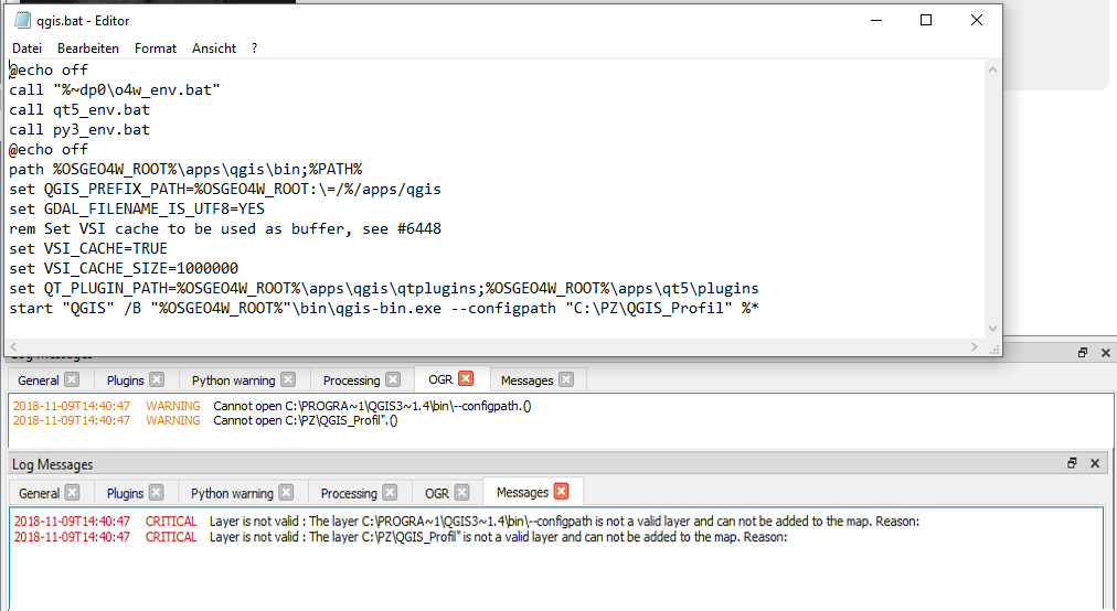 QGIS 3 Change location of profile folder Geographic Information