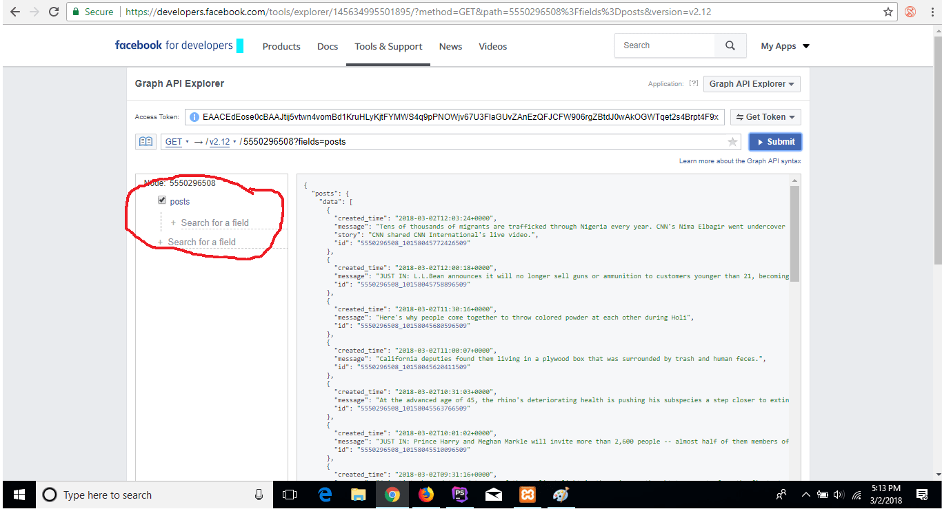 php Facebook Graph API OAuthException Stack Overflow