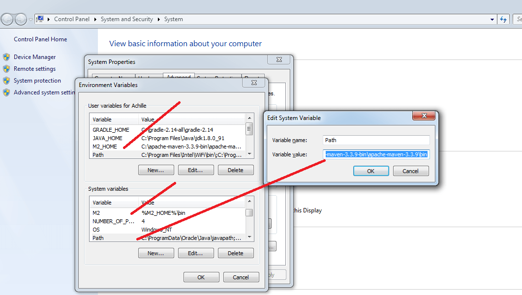 java Error Could not find or load main class MAVEN_HOME Stack