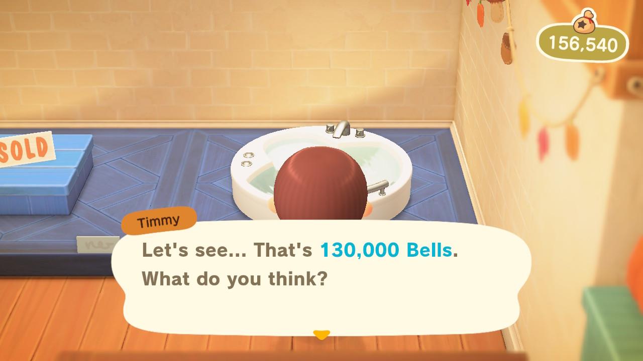 animal crossing new horizons What is the highest worth item to resell