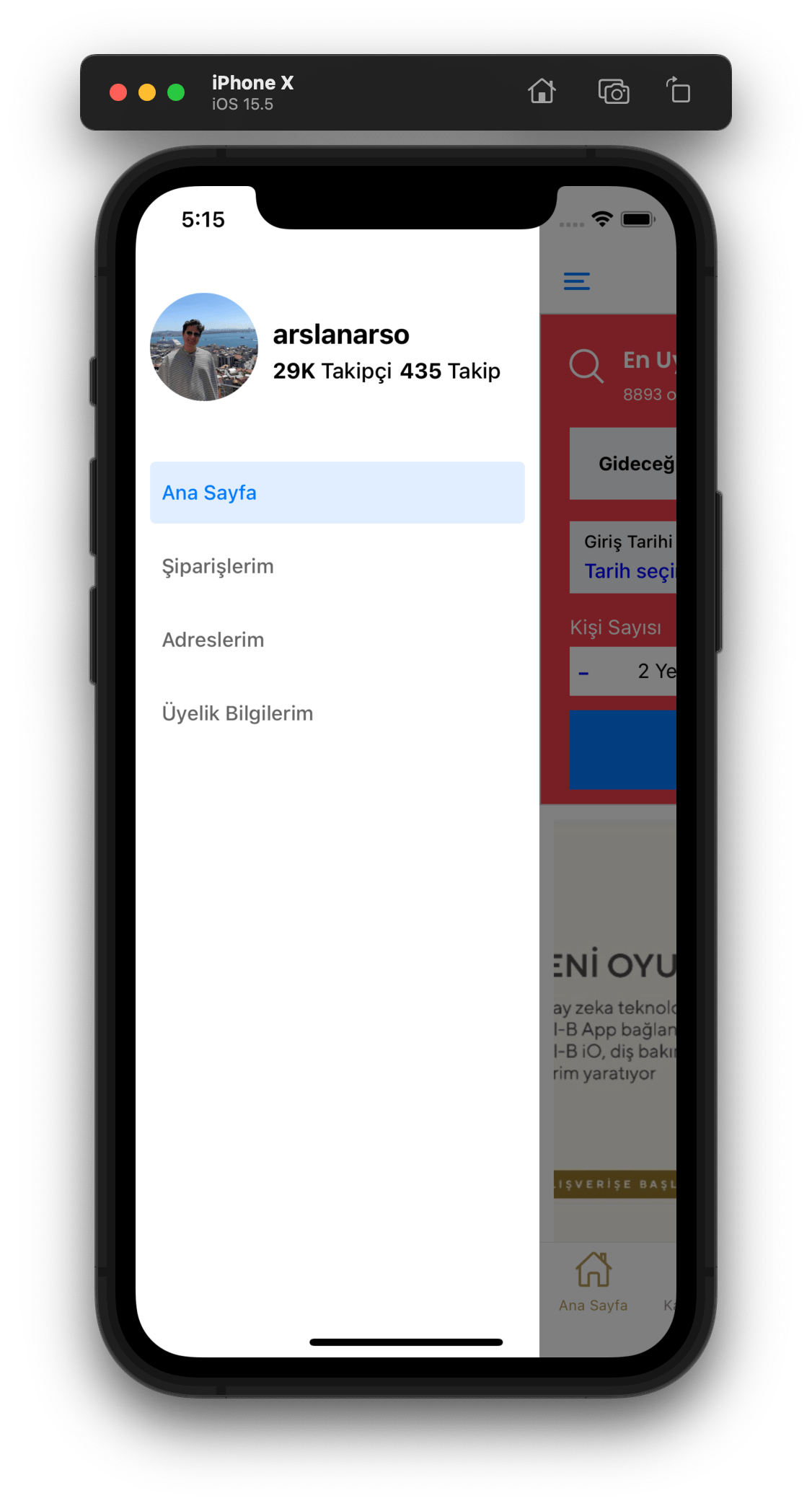 Turning off the drawer header in a specific screen in bottom tab