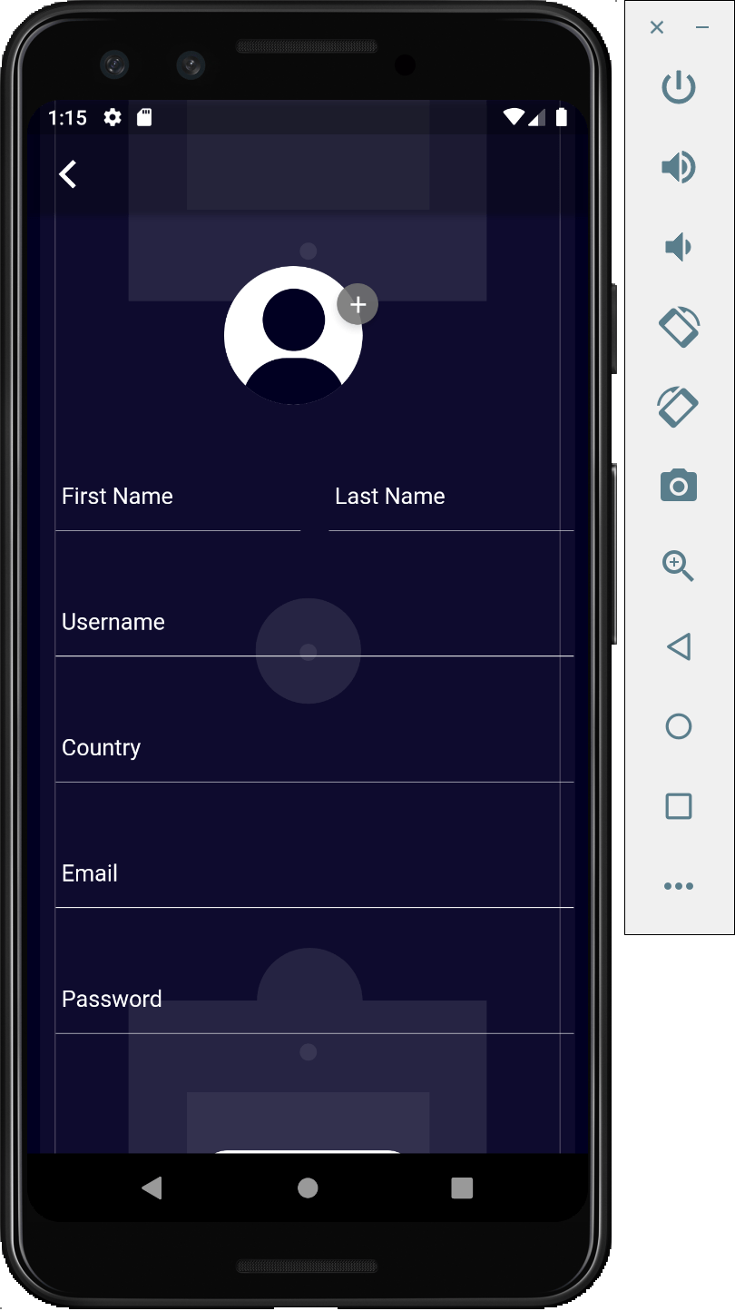 Make AppBar transparent and show background image which is set to whole