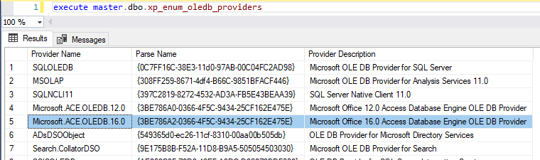 "Microsoft.ACE.OLEDB.16.0 provider is not registered on the