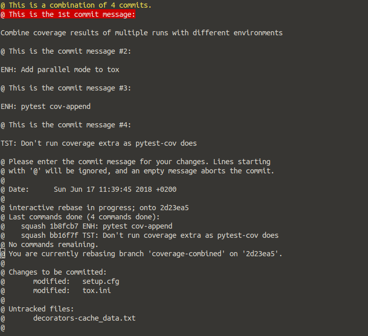rebase Squash my last X commits together using Git Stack Overflow