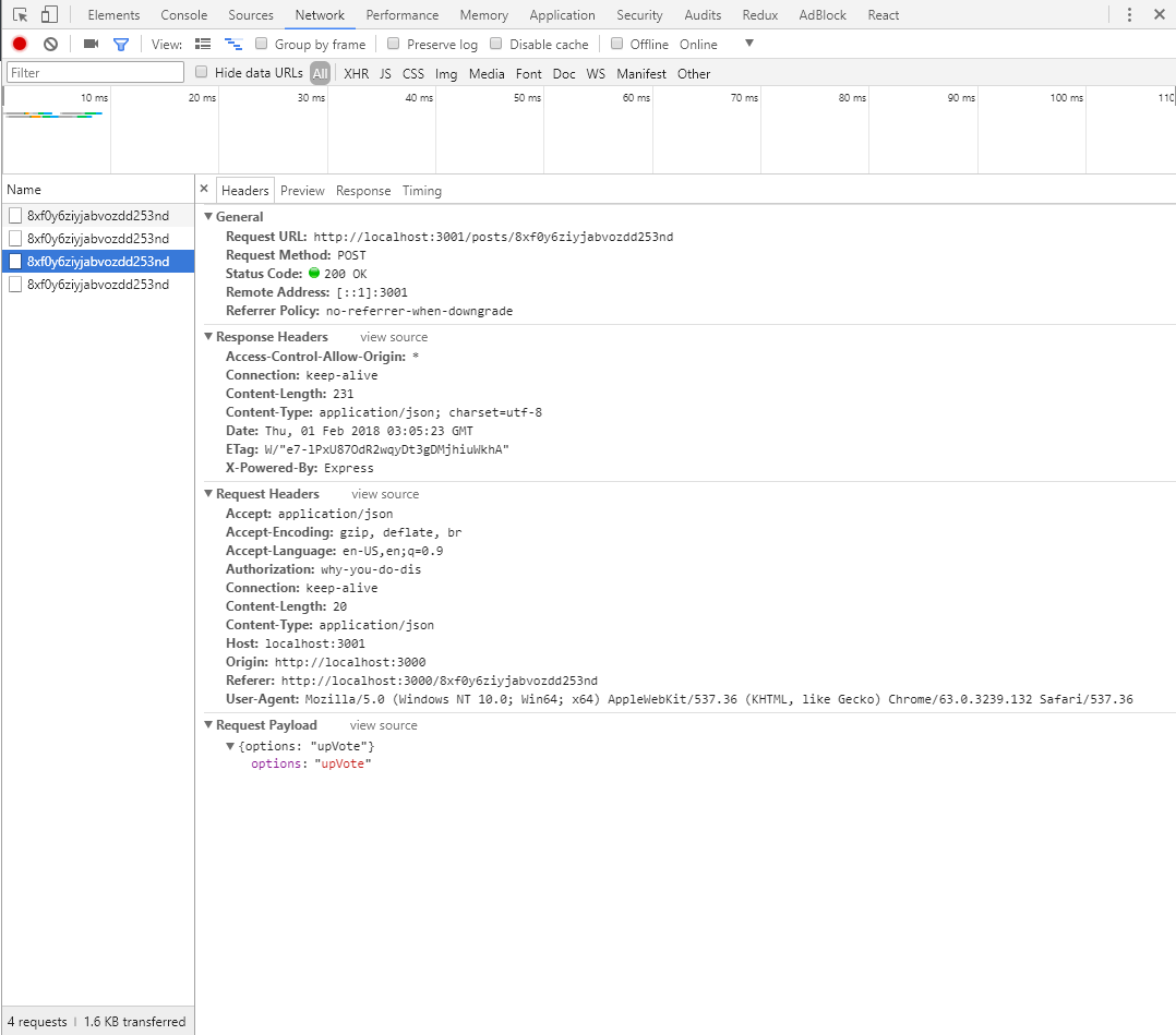 javascript POST Request Using fetch() Returns 204 No Content Stack