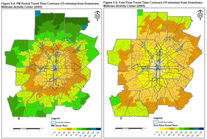 arcgis desktop How to make traffic time contour map in ArcMap