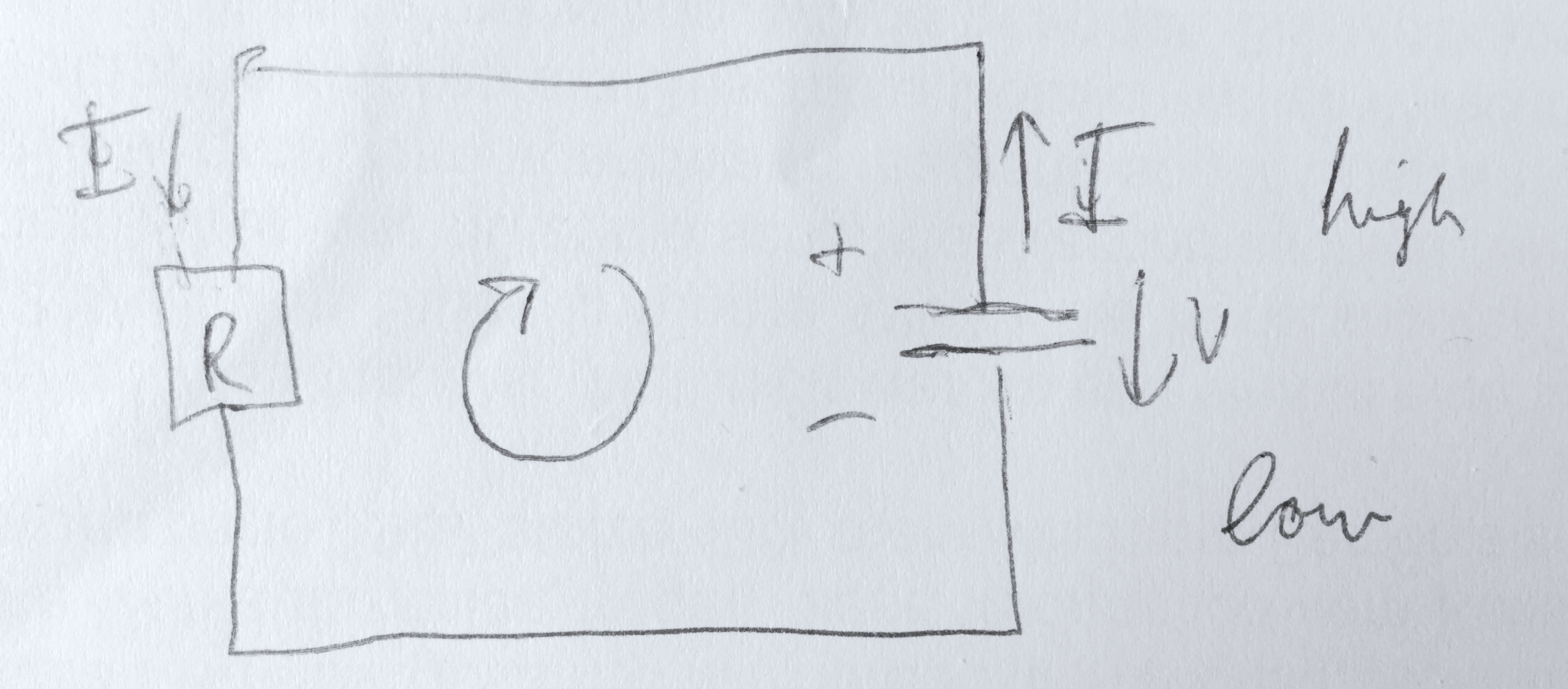 [Physics] Kirchhoff’s laws, capacitor discharge, sign convention Math