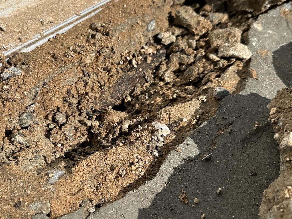 plumbing Main Water Line coming into House leaking/rusted out How