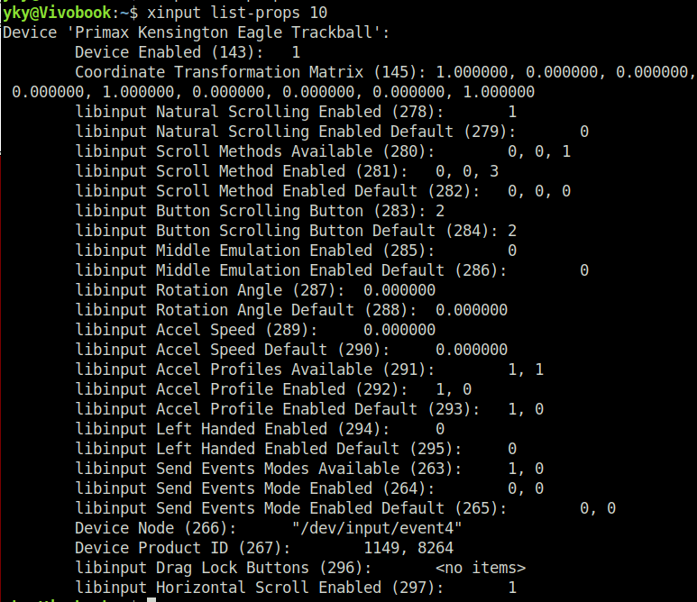 configuration Reversing the direction of a trackball Unix & Linux