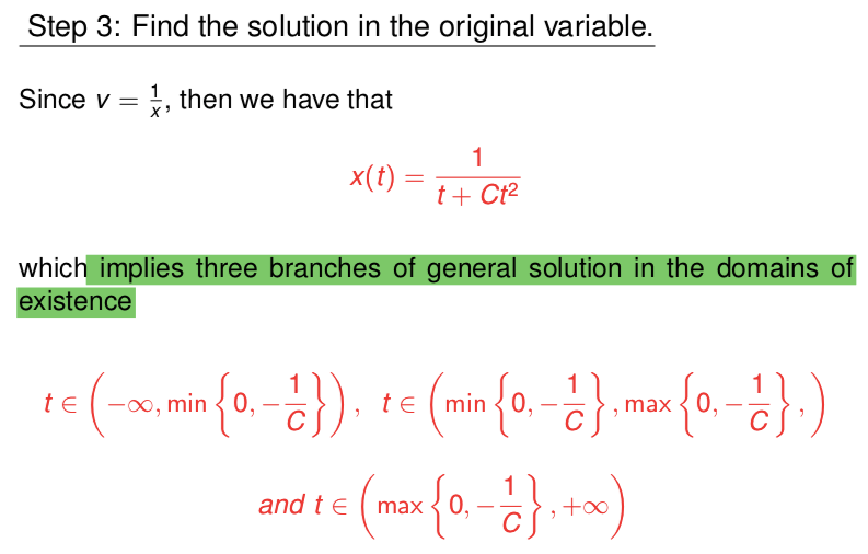 Finding restriction in differential equation Mathematics Stack Exchange